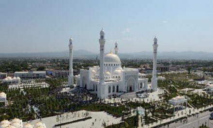 بزرگترین مسجد اروپا در جمهوری چچن افتتاح شد