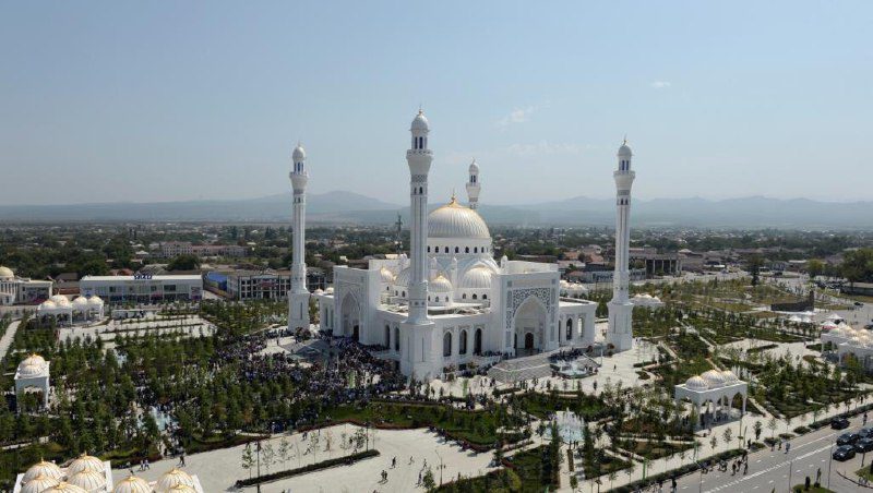 بزرگترین مسجد اروپا در جمهوری چچن افتتاح شد