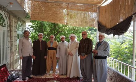 بازدید شیخ محمدعلی امینی نائیب رئیس هیئت فتوای جنوب از مناطق زلزله زده