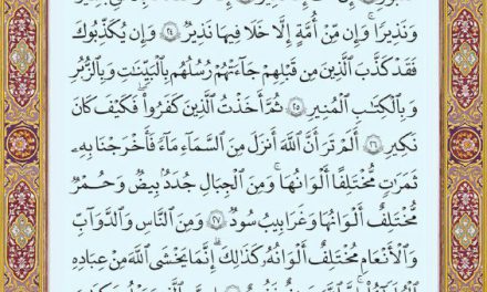 متن عربی صفحه ۴۳۷ سوره مبارک