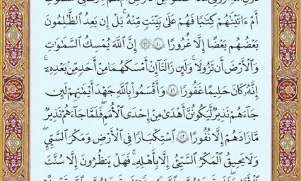متن عربی صفحه ۴۳۹ سوره مبارک