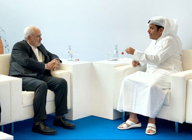 وزیران امور خارجه ایران و قطر